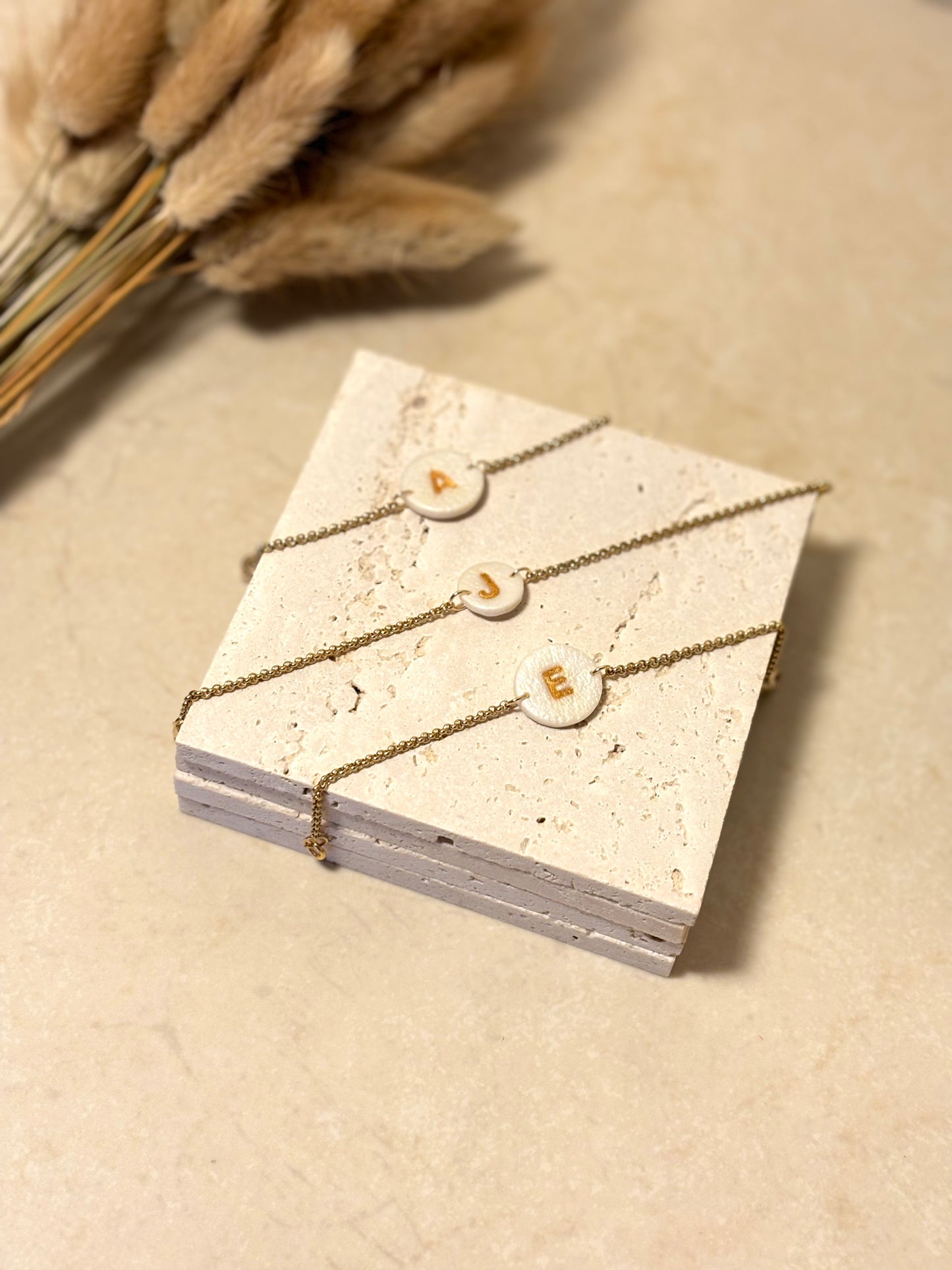 Letter armband